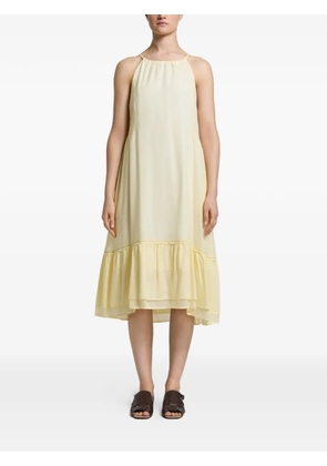 Peserico ruffled midi dress - Yellow