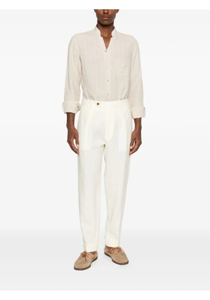 Berwich Chiaia belt-loops trousers - Neutrals