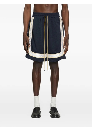 RHUDE mesh piping shorts - Blue