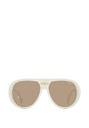 Carrera pilot-frame sunglasses - White