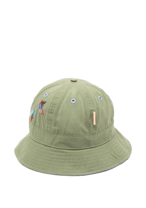CHIARA D'ESTE embroidered bucket hat - Green