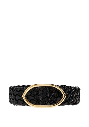 Jacquemus Calisson braided leather belt - Black