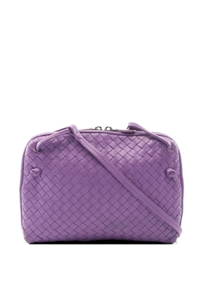 Bottega Veneta Pre-Owned 2010s Nodini intrecciato shoulder bag - Purple