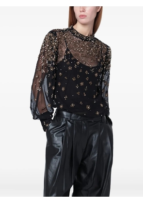 FARM Rio beaded blouse - Black