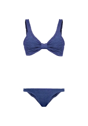 PARAMIDONNA textured-finish bikini - Blue