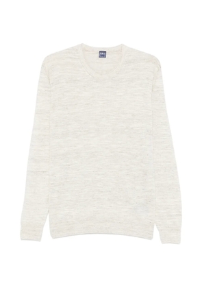 Fedeli slub-texture sweater - Neutrals