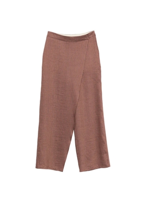 Alysi striped pocket trousers - Brown