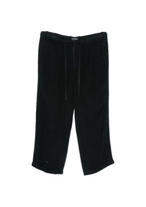 SEWMOD drawstring straight-leg trousers - Black