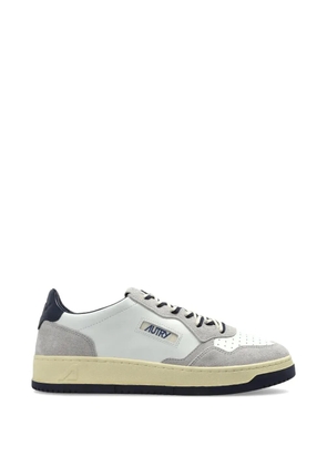 Autry Medalist suede-panel sneakers - White