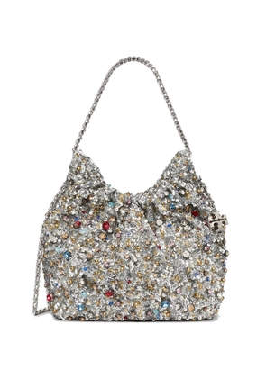 Tory Burch mini Fleming embellished bag - Silver