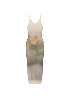 Maison Margiela cotton midi dress - Neutrals