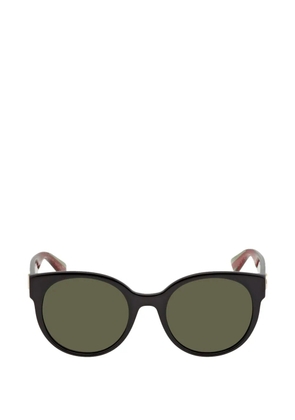 Gucci Eyewear Interlocking G round-frame sunglasses - Black