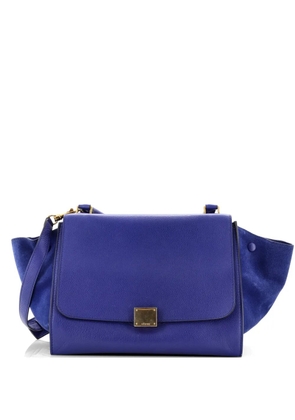 Celine Pre-Owned Trapeze Bag Leather Medium satchel - Blue
