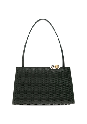 Jacquemus Salon woven leather tote bag - Green