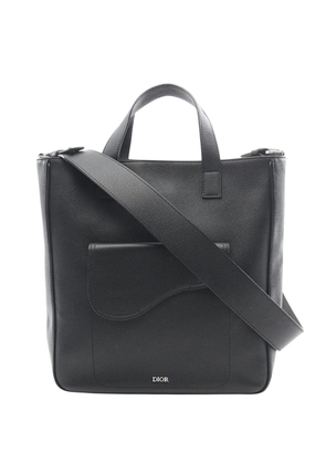 Christian Dior Pre-Owned 2010-2026 Leather Saddle tote bag - Black