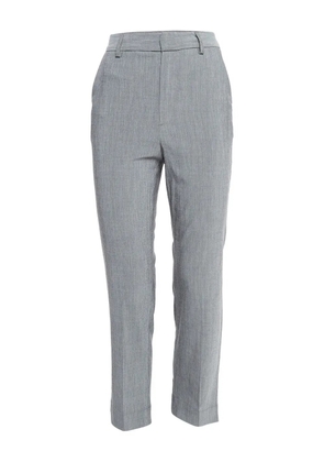 GANNI high-rise straight-leg trousers - Grey
