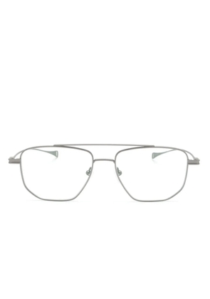 Dita Eyewear matte pilot-frame glasses - Grey