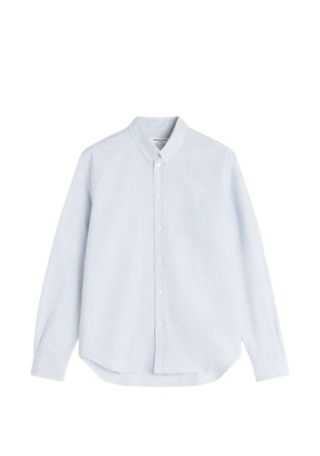 Maison Kitsuné striped button-down shirt - White