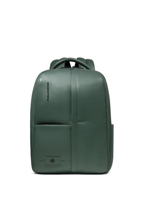 PIQUADRO Laptop 13' leather backpack - Green