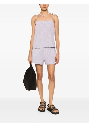 A.P.C. checked shorts - White