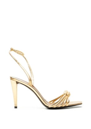 Giuseppe Zanotti crystal-embellished metallic sandals - Gold