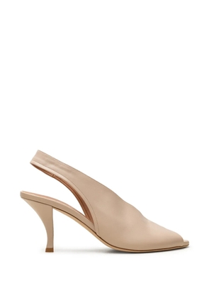 CHUCKIES open-toe slingback pumps - Neutrals