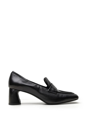 CHUCKIES leather block-heel pumps - Black