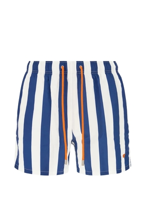 Gallo striped swim shorts - Blue