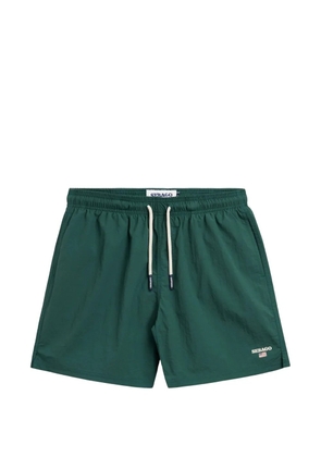 Sebago logo-patch drawstring swim shorts - Green
