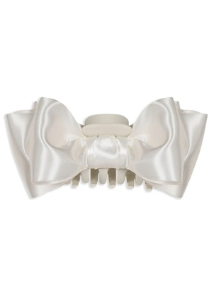 Jennifer Behr Agatha bow hair clip - White