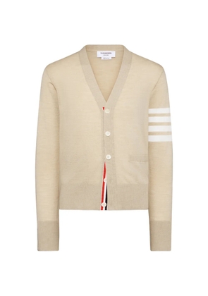 Thom Browne 4-Bar V-neck cardigan - Neutrals