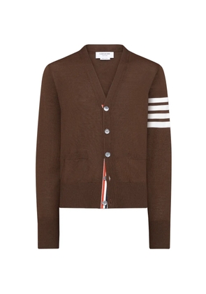 Thom Browne 4-Bar V-neck cardigan