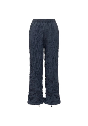 Gongdid Design hand-pleated trousers - Blue