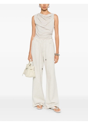 FAÇON JACMIN Pipa drawstring-waist track pants - Neutrals