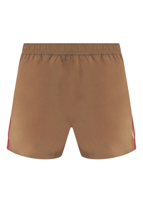 Osklen side-stripe shorts - Brown