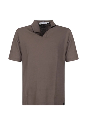 Gran Sasso short-sleeve polo shirt - Brown