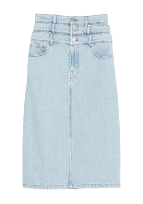 Viktor & Rolf triple layer denim skirt - Blue