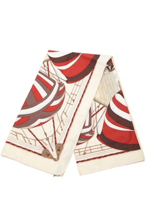 Hermès Pre-Owned 2015-2025 Spinnakers Silk Scarf scarves - Neutrals