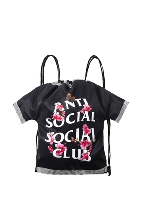 Anti Social Social Club Cute AF Black Drawstring Bag 'Camo' backpack