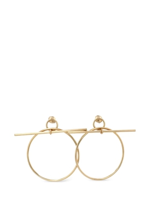 Hermès Pre-Owned 2010s large Loop anchor earrings - Gold