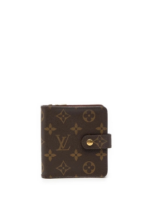 Louis Vuitton Pre-Owned 2001 Monogram Bifold Compact Wallet small wallets - Brown