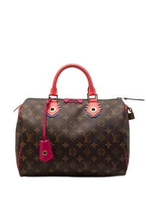 Louis Vuitton Pre-Owned 2015 Monogram Totem Speedy 30 boston bag - Brown