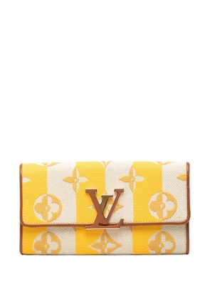 Louis Vuitton Pre-Owned 2021 Monogram Canvas Portefeuille Capucines Wallet long wallets - Yellow