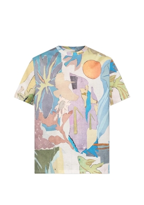 Paul Smith abstract-print T-shirt - Neutrals