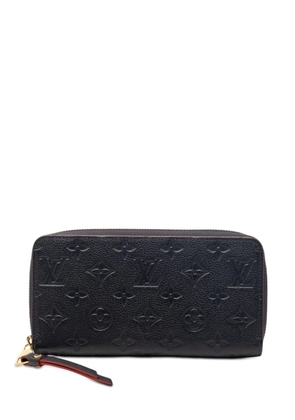 Louis Vuitton Pre-Owned 2018 Monogram Empreinte Zippy Wallet long wallets - Blue