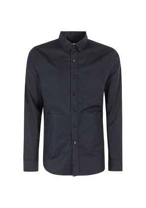 ASPESI poplin patch-pocket shirt - Blue