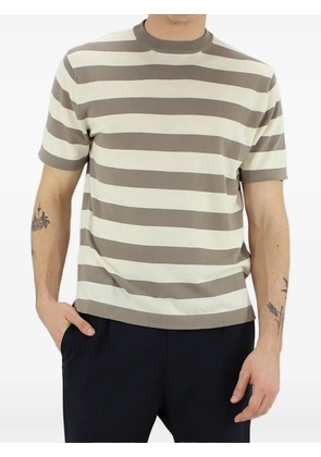 Cruna Nizza horizontal-stripe T-shirt - Neutrals