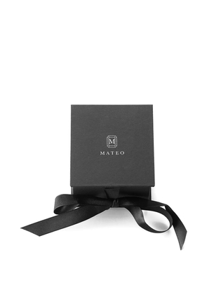 Mateo diamond half-hoop earrings - Silver