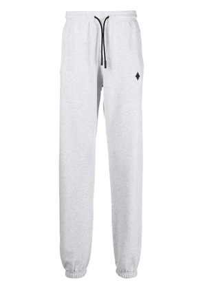 COUNTY OF MILAN logo-embroidered track pants - Grey