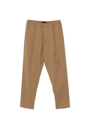 Low Brand pleated elasticated-waistband trousers - Neutrals
